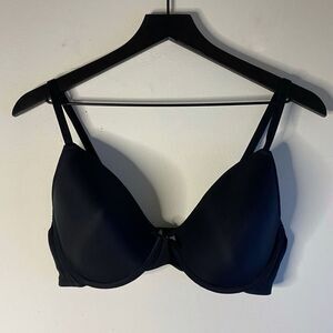 Ambrielle Solid Black Lightly Padded Bra Size 38C NWOT